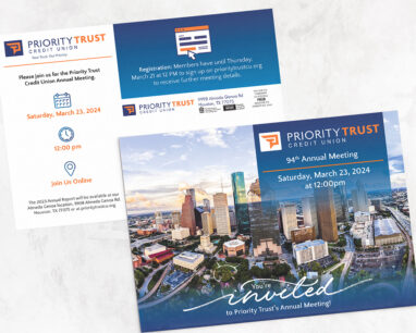 Priority Trust Annual Meeting Postcard